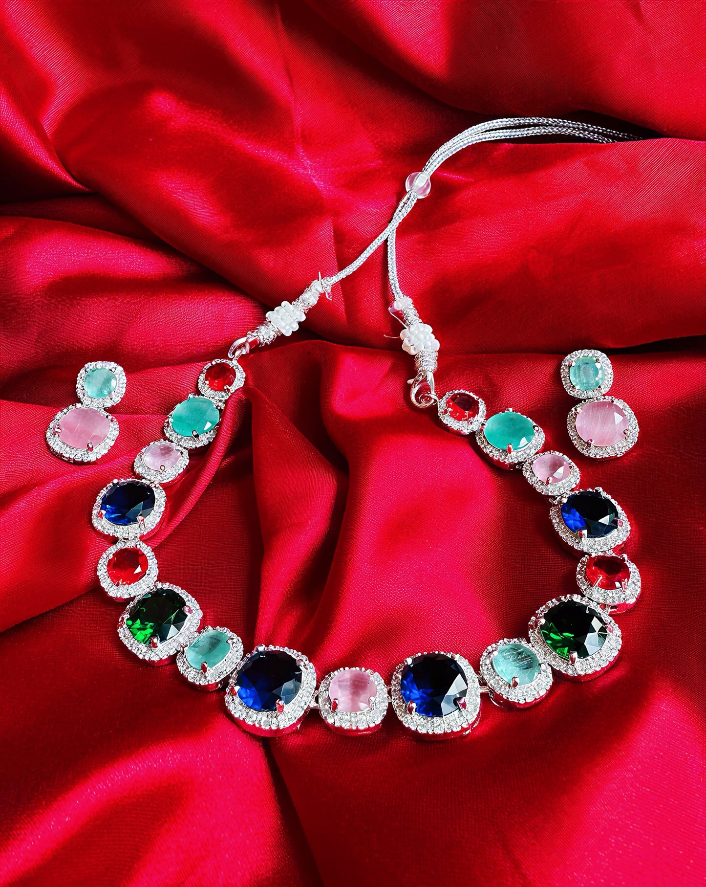 Multi coloured necklace