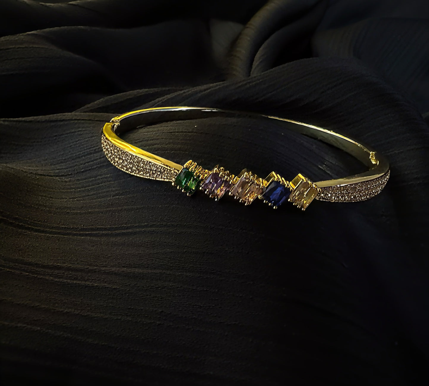 Crystal Harmony Multi-Stone Bracelet