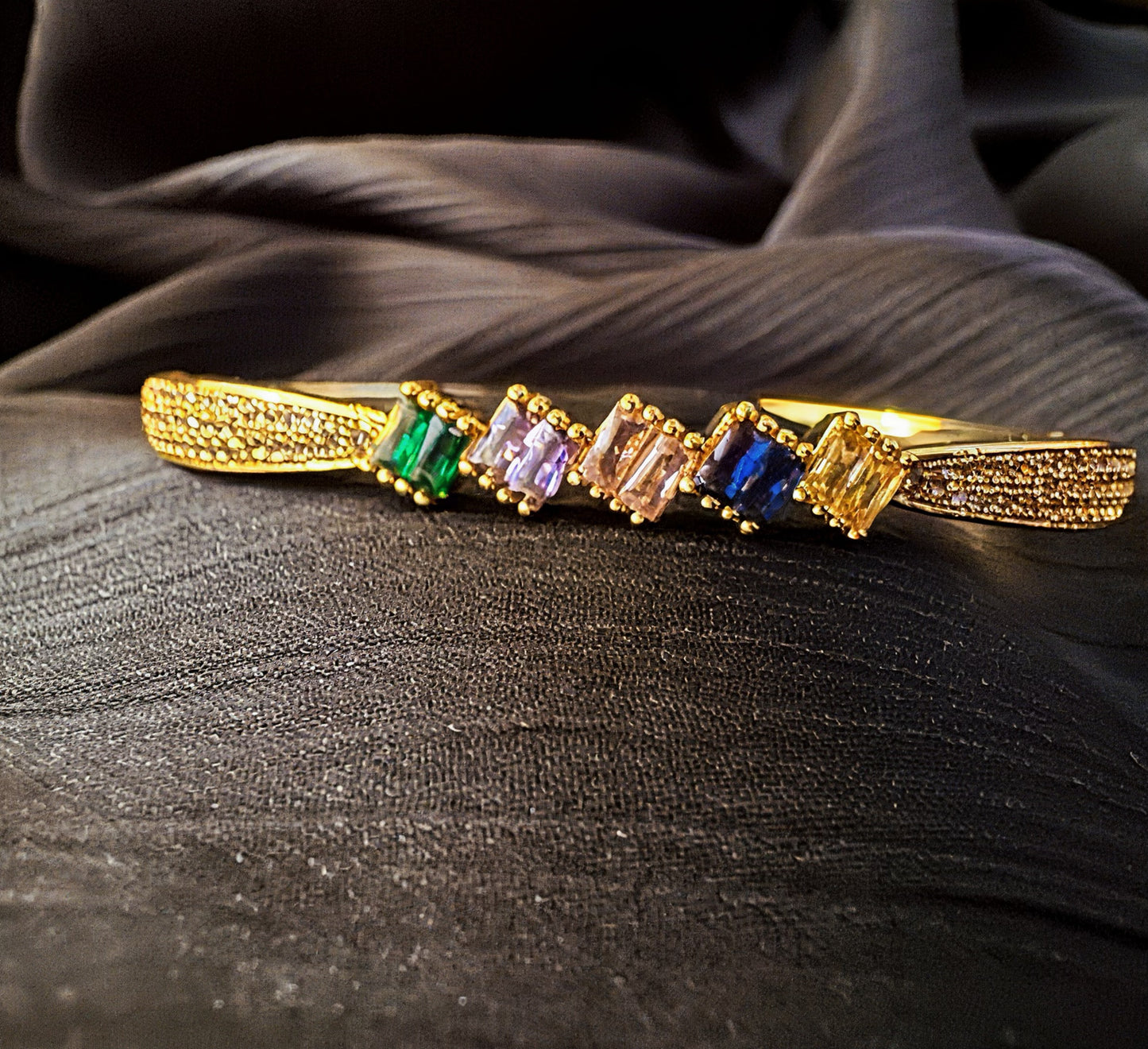 Crystal Harmony Multi-Stone Bracelet