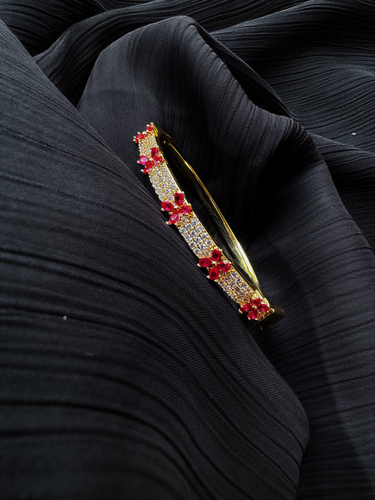 Red Aura Stone Bracelet